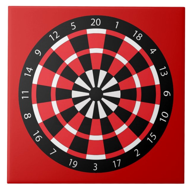 Dartboard Fliese (Vorderseite)