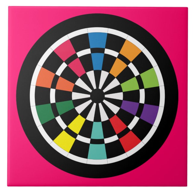 Dartboard Fliese (Vorderseite)
