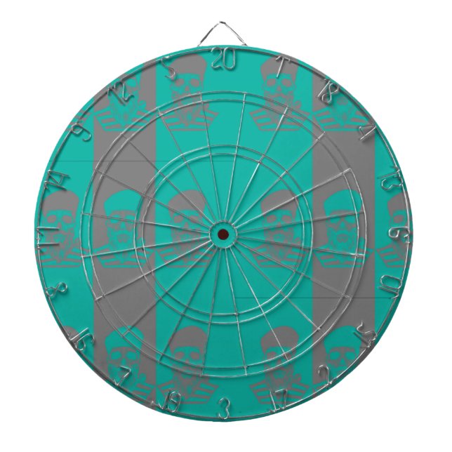 Dartboard für abstrakte Sailor Skull Dartscheibe (vorne)