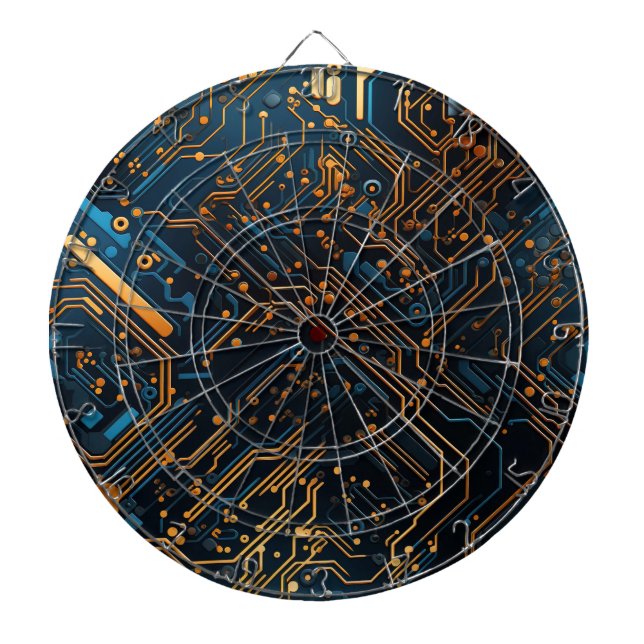 Dartboard für den elektronischen Stromkreis Dartscheibe (vorne)
