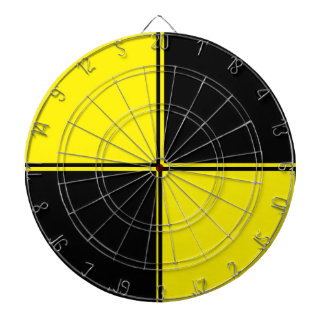 Dartboard für Schwarz/Gelb-Spielzimmer Dartscheibe