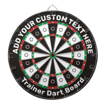 Dartboard für Trainer mit benutzerdefiniertem Text