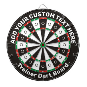 Dartboard für Trainer mit benutzerdefiniertem Text Dartscheibe