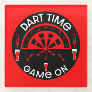 Dartboard Game-Geschenk Glasuntersetzer
