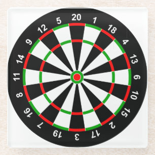 Dartboard Glasuntersetzer