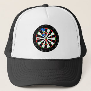 Dartboard-Hut Truckerkappe