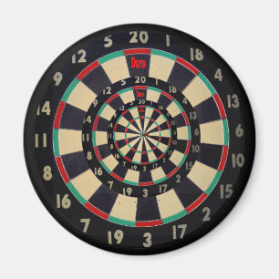 Dartboard in drei Stufen, Round-Magnet Magnet