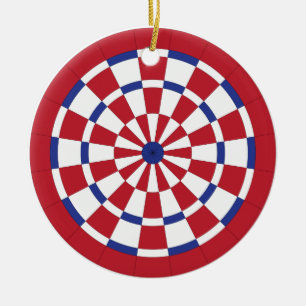 Dartboard Keramikornament