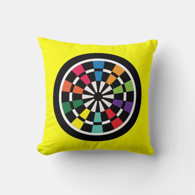 Dartboard Kissen (Vorderseite)