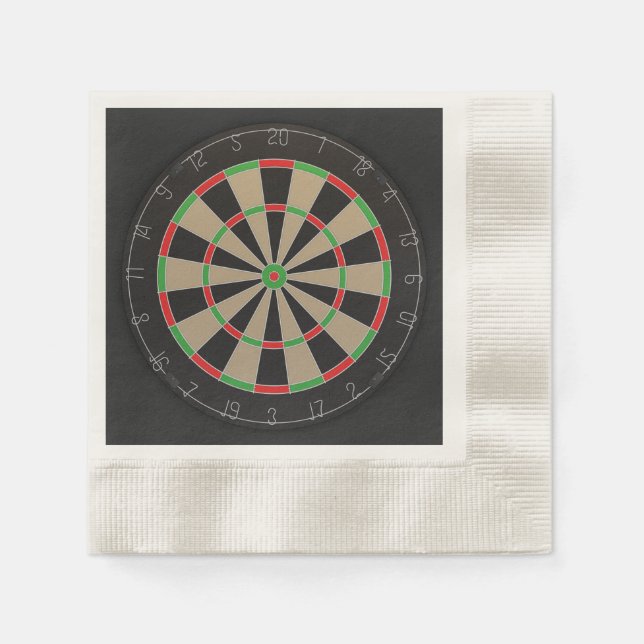 Dartboard Lover Serviette (Vorderseite)