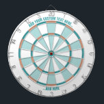 Dartboard mit benutzerdefiniertem Text Dartscheibe<br><div class="desc">Pastellfarbenes Dartboard mit zwei benutzerdefinierten Textbereichen. Wählen Sie "Anpassen mehr",  wenn Sie gewollt haben,  die Farben zu ändern.</div>