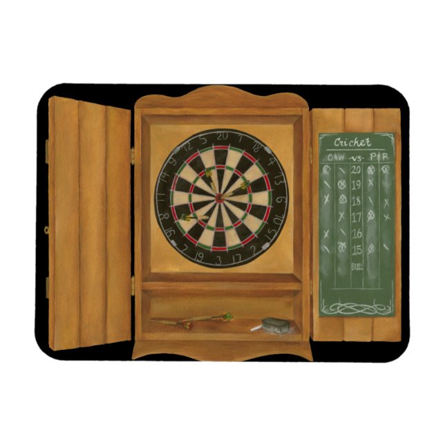 Dartboard mit Cricket-Bewertung Magnet (Horizontal)