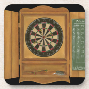 Dartboard mit dem Kricket-Zählen Getränkeuntersetzer
