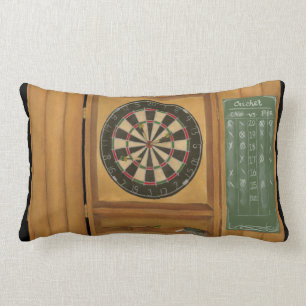 Dartboard mit dem Kricket-Zählen Lendenkissen