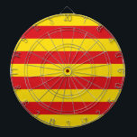 Dartboard mit der Flagge Kataloniens, Spanien Dartscheibe<br><div class="desc">Fügen Sie Ihrem Spielzimmer eine Touch katalanischen Stolzes mit unserem exklusiven Dartboard mit der Flagge Kataloniens hinzu! Dieses mit viel Liebe zum Detail gestaltete Dartboard ist mehr als nur eine lustige Zeitreise - es ist eine Hommage an Kataloniens reiches Erbe und kulturelle Identität. Das symbolträchtige Senyera-Design wird kühn dargestellt und...</div>