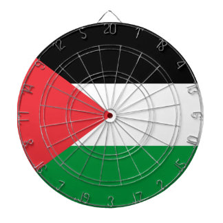 Dartboard mit der Flagge Palästinas Dartscheibe