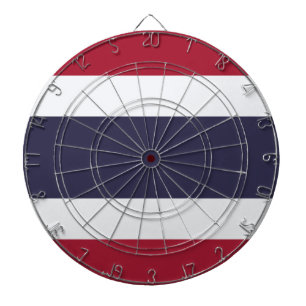 Dartboard mit der Flagge Thailands Dartscheibe
