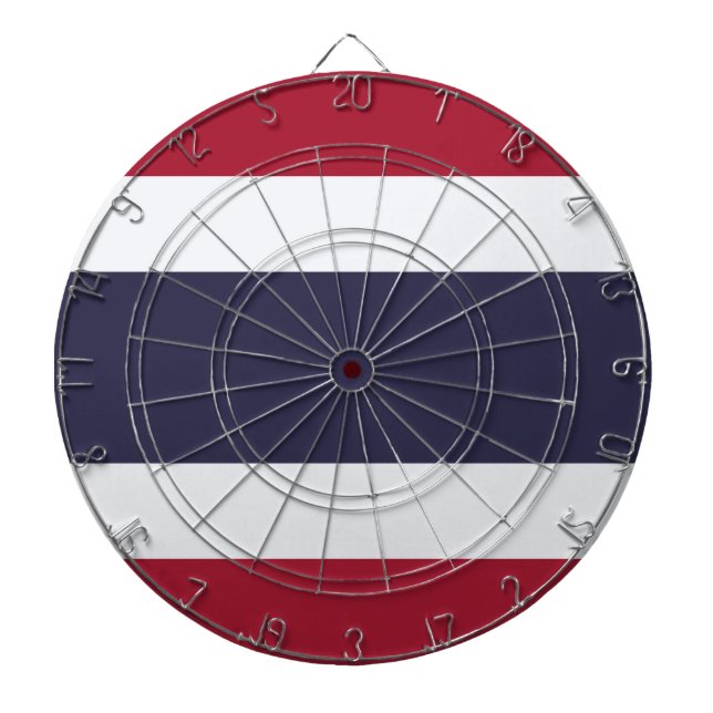 Dartboard mit der Flagge Thailands Dartscheibe (vorne)