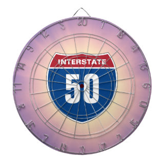 Dartboard mit einer beliebigen Zwischennummer Dartscheibe