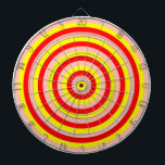 Dartboard mit farbigen, konzentrischen Kreisen Dartscheibe<br><div class="desc">Maßgeschneidertes Dart Board, bedruckt mit farbenfroher Gestaltung von konzentrischen Kreisen</div>