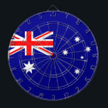 Dartboard mit Flagge Australiens Dartscheibe<br><div class="desc">Verbessern Sie Ihren Spielraum mit einer Touch australischen Stolzes mit unserem exklusiven Dartboard mit der Flagge Australiens! Dieses mit viel Liebe zum Detail gestaltete Dartboard ist mehr als nur ein Spielaccessoire; es ist eine Feier des australischen Erbes und kulturellen Stolzes. Das lebendige Design zeigt die berühmte australische Flagge und macht...</div>
