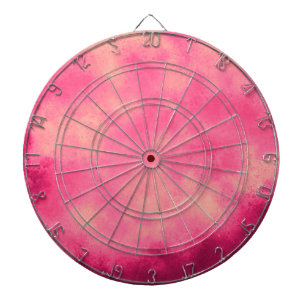 Dartboard mit rosa Sand Cloud-Effekt Dartscheibe