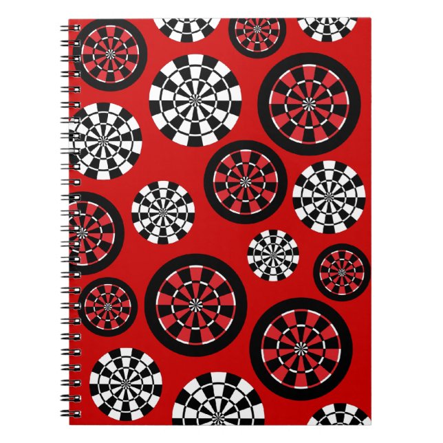 Dartboard Notizblock (Vorderseite)