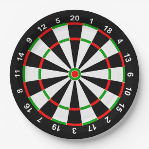 Dartboard Pappteller