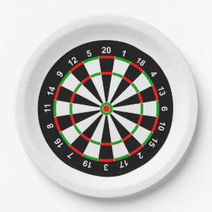 Dartboard Pappteller