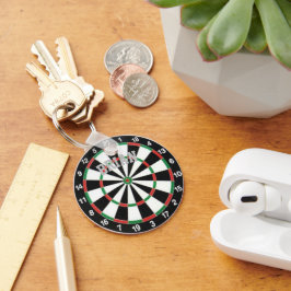 Dartboard Personalisierter Schlüsselanhänger
