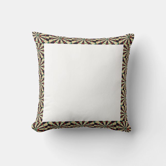 Dartboard Picture Frame, Kissen (Vorderseite)