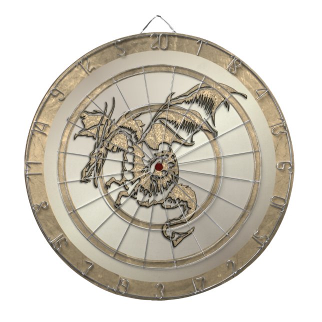 Dartboard-Regel für Golddrache Dartscheibe (vorne)