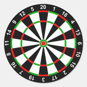 Dartboard Runder Aufkleber