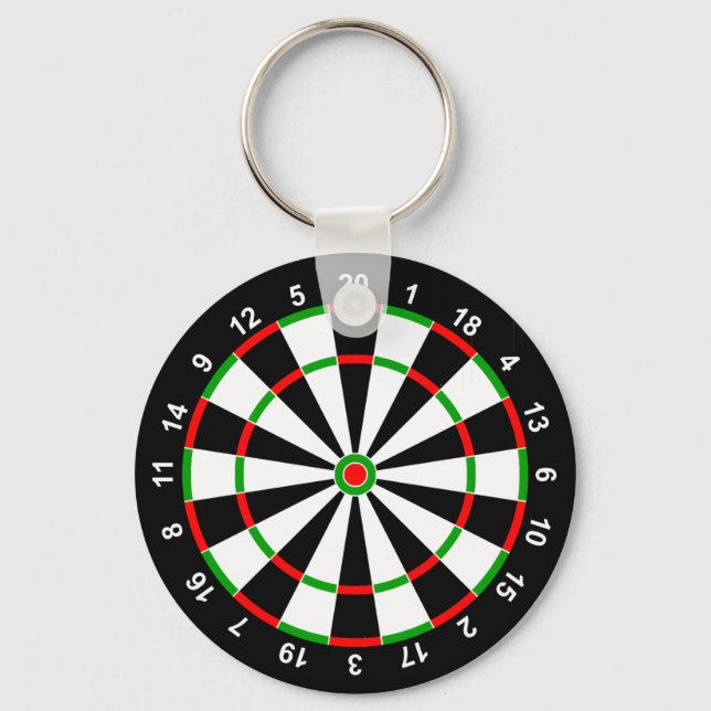 Dartboard Schlüsselanhänger (Vorderseite)