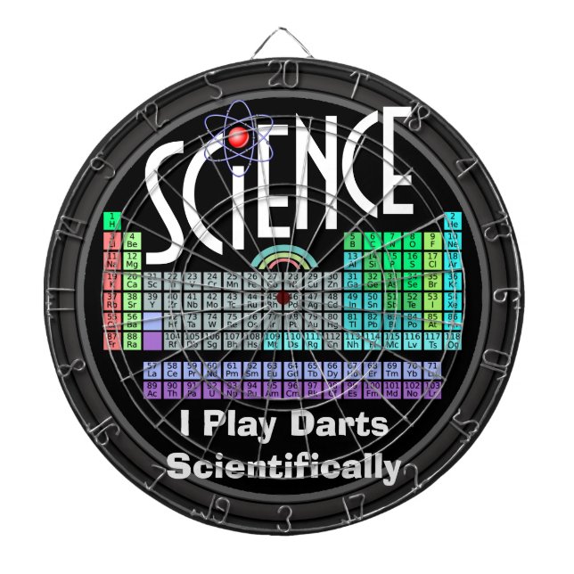 Dartboard "Science Periodic Table of Elements" Dartscheibe (vorne)