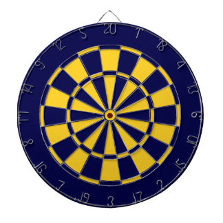 Dartboard und Dartboard des Navy Blue and Gold Tea Dartscheibe