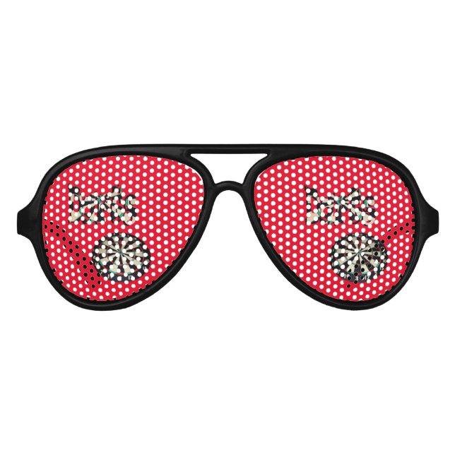 Dartboard und Dartboard Partybrille (Vorderseite)