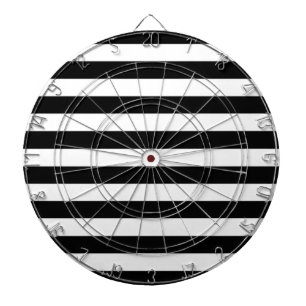 Dartboard White & Black Strip Dartscheibe