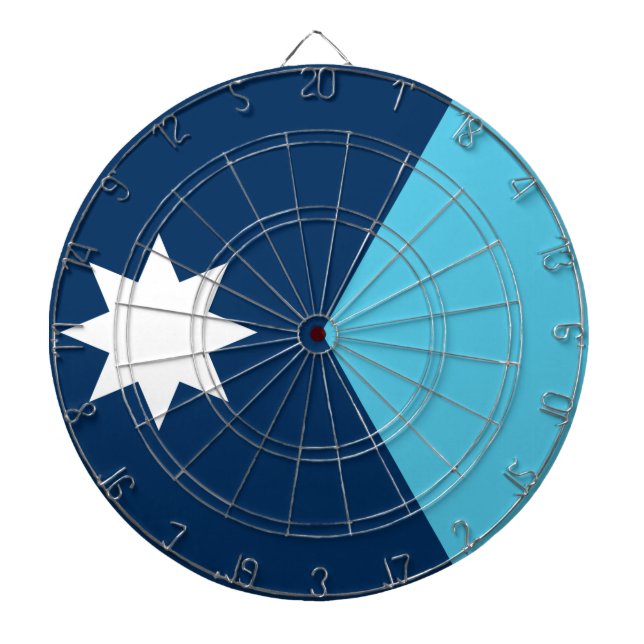Dartboard with Flag of Minnesota, USA Dartscheibe (vorne)