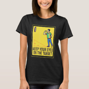 Dartboard-Zieldesign T-Shirt