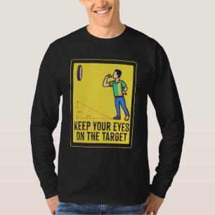 Dartboard-Zieldesign T-Shirt