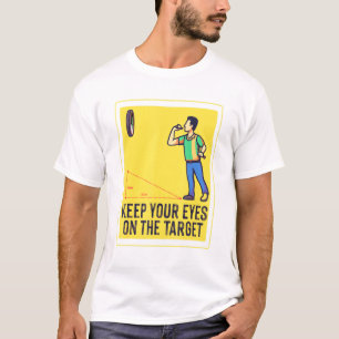 Dartboard-Zieldesign T-Shirt