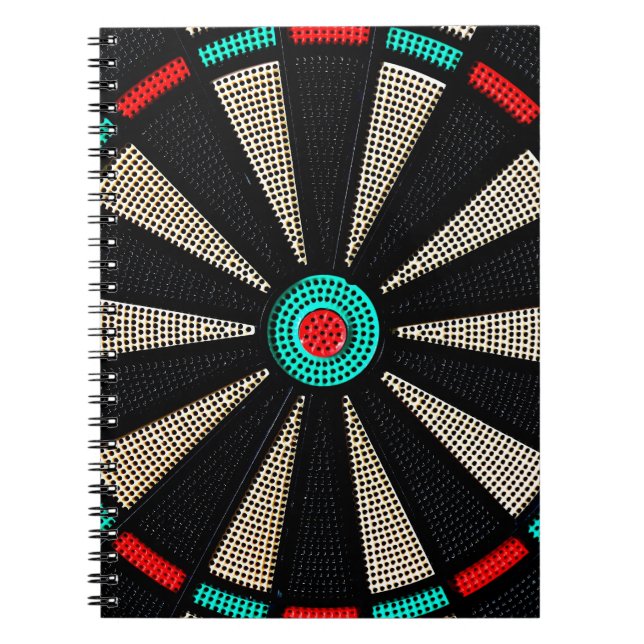 Dartboardentwurf Notizblock (Vorderseite)
