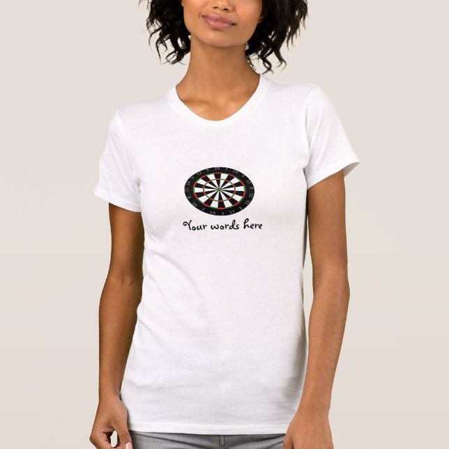 Dartboardhintergrund T-Shirt (Vorderseite)