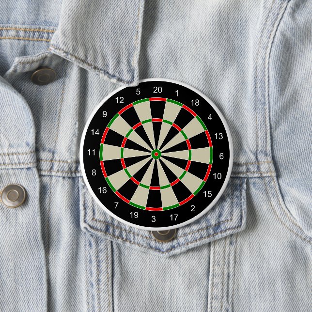 Dartbrett Button (Beispiel)