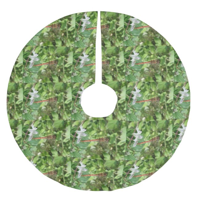 Darter Dragonfly-Rock Polyester Weihnachtsbaumdecke (Vorderseite)