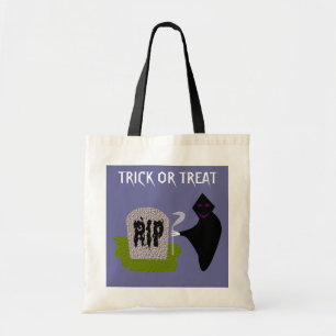 Darth im Friedhof Halloween Trick oder Treat Bag Tragetasche