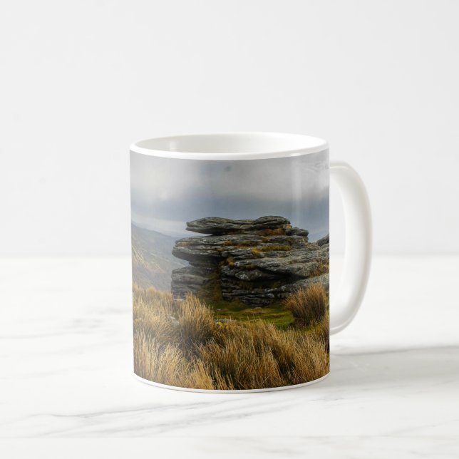 Dartmoor Ansicht, Nationalpark-Tasse Kaffeetasse (VorderseiteRechts)