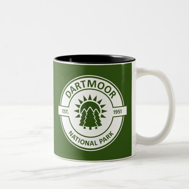 Dartmoor-Nationalpark Zweifarbige Tasse (Rechts)
