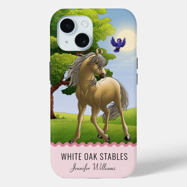 Dartmoor Pony in Pasture Case-Mate iPhone Case (Rückseite)